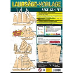 Laubsägevorlage Segelschiffe