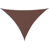 VidaXL Sonnensegel Oxford-Gewebe Dreieckig 4x5x6,4 m Braun
