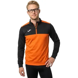 Joma Winner Halbreißverschluss-Sweatshirt Herren Orange/Black 3XL