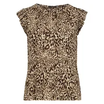 Zero Kurzarmshirt Beige/Braun 36