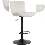 CLP Barhocker Emma höhenverstellbar gepolstert 0 x 0 cm Beige
