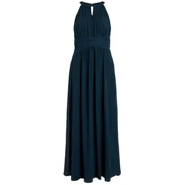 VILA Milina Halter ärmelloses Midikleid Total Eclipse / Detail Elastic 42