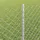 vidaXL Zaun mit Pfosten 0,8 x 25 m Silber/Stahl