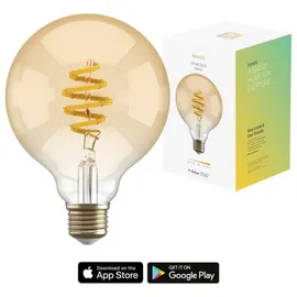 Hombli Filament Bulb CCT E27 G95-Amber 2er-Set