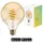 Hombli Filament Bulb CCT E27 G95-Amber 2er-Set