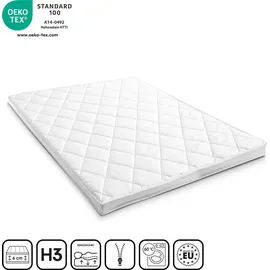 matratzen discount T6 Topper 180 x 200 cm Weiß