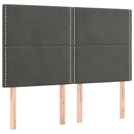 vidaXL Boxspringbett 140 x 200 cm H2 Grau
