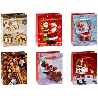 TSI 12 TSI Geschenktüten Weihnachten Serie 7 Motiv sortiert 11,0 x 14,0 cm
