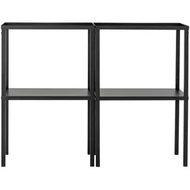 Bloomingville Bücherregal 38 x 59 x 90 cm Schwarz