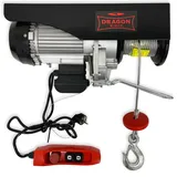 Dragon Winch - Seilwinde Elektrisch 990kg 230V, Motorwinde 1300W mit Kabelfernbedienung, Seilzug Elektrisch, Seilhebezug mit tragkraft 500kg–990kg Hubhöhe 12m
