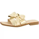 Paul Green "Paul Green Pantoletten Lederimitat", Damen, gold, Größe 40 1⁄2 EU