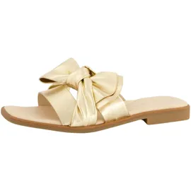 Paul Green "Paul Green Pantoletten Lederimitat", Damen, gold, Größe 40 1⁄2 EU