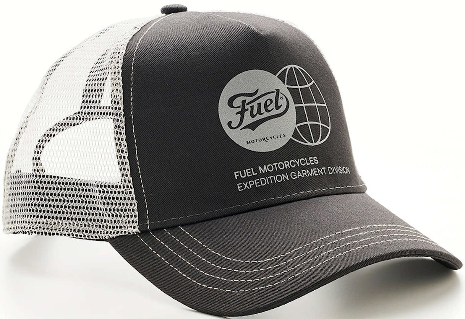 Fuel Logo Trucker Kappe, schwarz für Männer