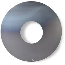 Grillrost.com Das Original Feuerplatte 55 cm 4 mm Silber