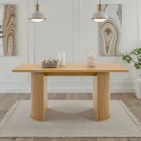 Idimex Esstisch GUARDA 160 x 75 cm, Wildeiche MDF