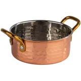 APS Serviertöpfchen MUMBAI, Edelstahl, Kupfer-Look, Ø 11,5 cm, 0,35 Liter