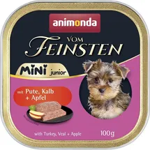 Animonda Vom Feinsten Mini Junior mit Pute, Kalb & Apfel 32 x 100 g