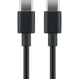 AccuCell USB-C auf USB-C 1 m Schwarz