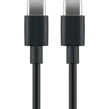AccuCell USB-C auf USB-C 1 m Schwarz
