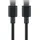 AccuCell USB-C auf USB-C 1 m Schwarz