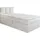 a&j möbelland gmbh Boxspringbett, Jugendbett NASI 80x200 (Links) mit Bettkästen, Bonell-Matratze und Topper. Farbe: Weiß. - Weiß