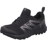 Gore-Tex Herren Trail Running Wasserdichte Schuhe, Outdoor-bereit, Komfort durch Dämpfung, Sicherer Fußhalt, Black, 48
