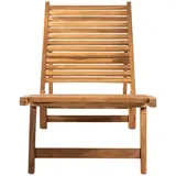 vidaXL Sonnenliege 161 x 55 x 69 cm natur