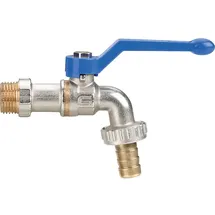 EFFEBI Auslaufkugelhahn Silver, Pn10, DN15 (1/2")