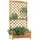 Costway Spalier mit Blumenkasten 60 x 30 cm Orange