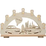 SAICO 3D-Lichterbogen Trabant und Wartburg LB19089-23