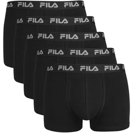 Fila Boxershorts 5er Pack schwarz XXL