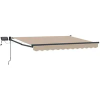 vidaXL Gelenkarmmarkise 3 x 2,5 m beige