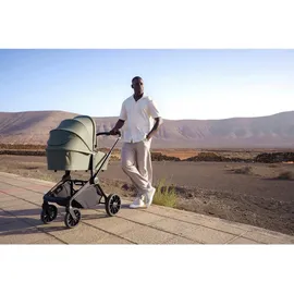 lionelo MIKA PLUS 3-in-1 Buggy 0-48 Monate bis zu 22 kg Babywagen bis zu 9 kg Kindersitz Babytrage bis zu 13 kg, Rückenlehne verstellbar, Dämpfung, 360° Räder, XXL-Verdeck