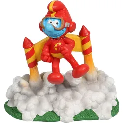 Aqua Della Schlumpf mit Jetpack - Figur