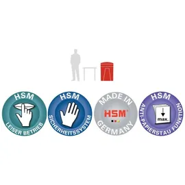 HSM Aktenvernichter SECURIO P40i,