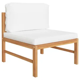 vidaXL Garten-Lounge-Set 3-tlg. teak/beige
