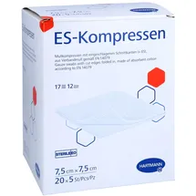 + Prisoma GmbH Es-kompressen Steril 7,5 x 7,5 cm 100 St.