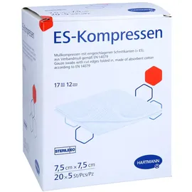 + Prisoma GmbH Es-kompressen Steril 7,5 x 7,5 cm 100 St.