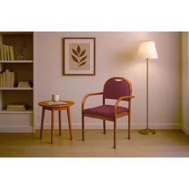 Home Affaire Armlehnstuhl ROMA Massivholz beige