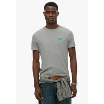 Superdry ESSENTIAL LOGO EMB TEE grau/blau XXL