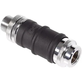 Alphacool ES Schnellverschluss BLH1A PushIn Set IG-IG mit Schottverschraubung, Verbindung - schwarz