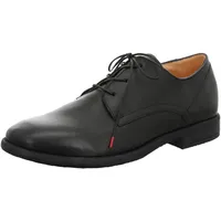 THINK! Herren CIVITA chromfrei gegerbte nachhaltige Halbschuhe, SCHWARZ 0010