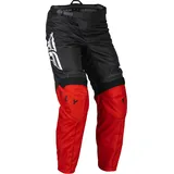 FLY RACING F-16 S23, Textilhose - Rot/Schwarz / 32