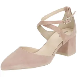 Pumps NERO GIARDINI "Nero Giardini Pumps Veloursleder", Damen, Gr. 36, beige (natur), Veloursleder, elegant, Schuhe