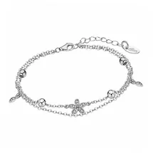 Lotus Silver Armband Silber 925 ca. 16cm
