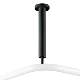 Hewi 801 Deckenabhängung 400 mm, tiefschwarz