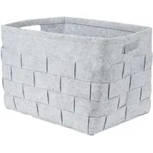 Testrut axentia Filzkorb, grau, ca. 41 x 30 x 30 cm