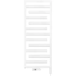 Zehnder Hybridheizkörper „Tetris“ 60 × 158,8 cm in Traffic Black (RAL 9017)