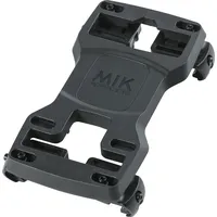 Basil MIK Gepäckträgerplatte Adapter schwarz für Gepäckträger 80-150 mm