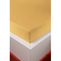 Bellana jersey Royal jersey Spannbetttuch Gelb, 140-160 x 200-220